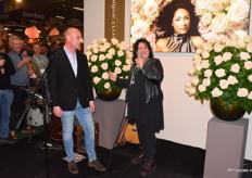 Caroline van der Plas in haar element.